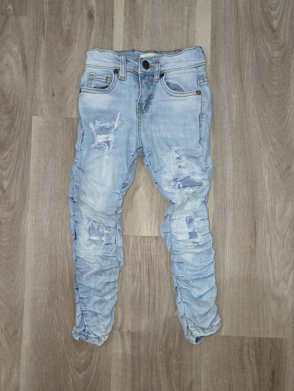 •FWRD Denim• Little Boys Distressed Skinny Blue Jeans